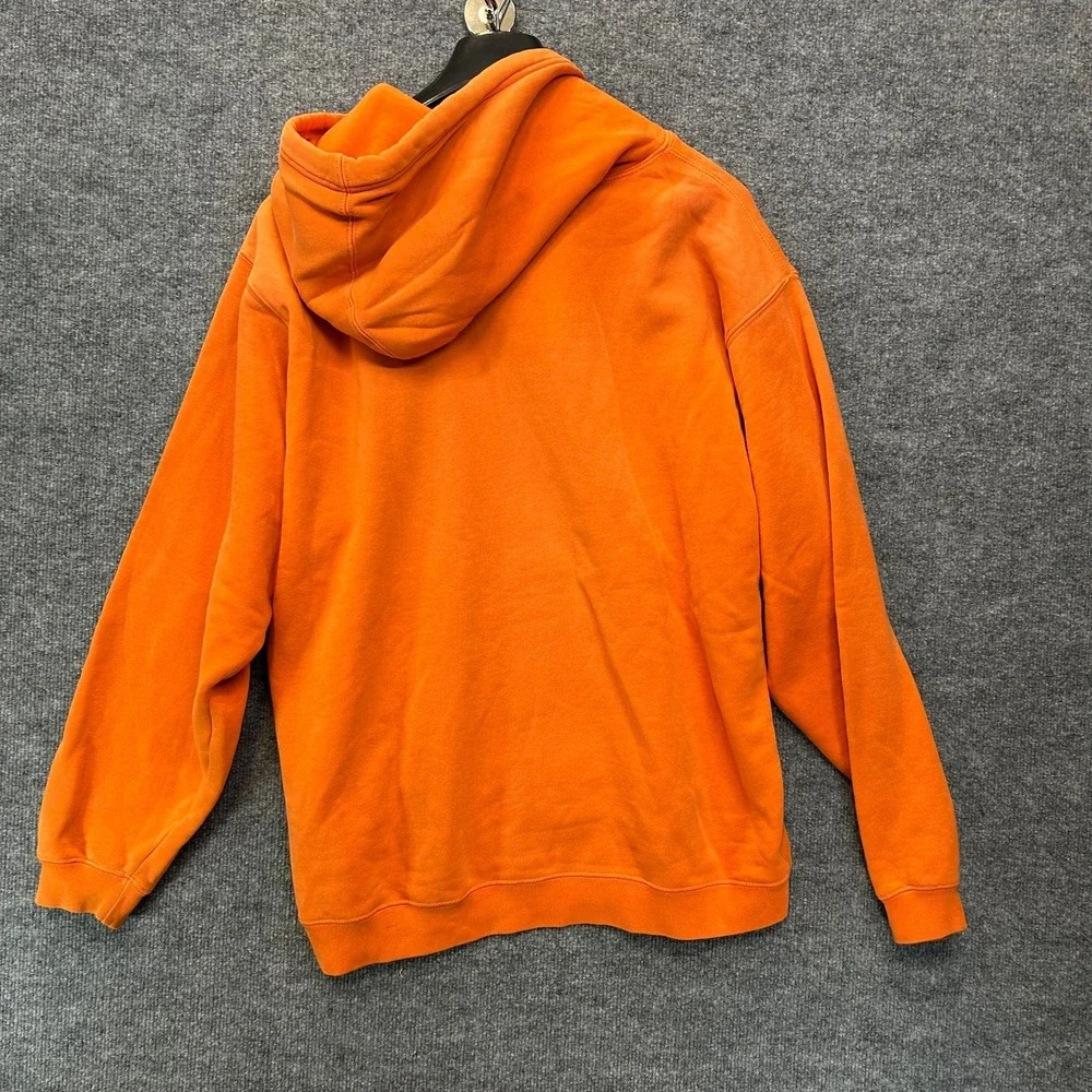 Phoenix Suns Adidas Hoodie Men's Orange Drawstring Basketball Sports Size Large
